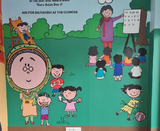 Beeji De Chole Bhature signage project image 1