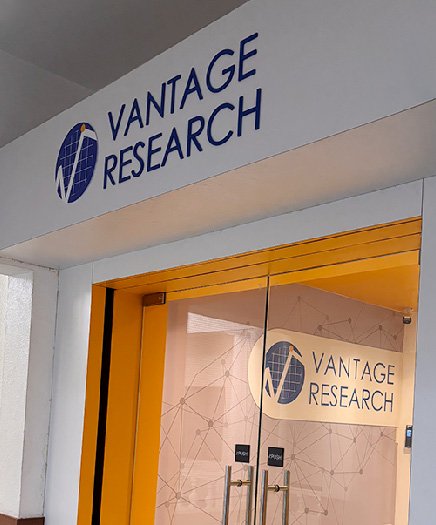 Vantage Research signage project image 2